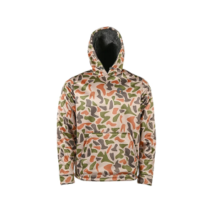 Gator Waders Men's Highball Hoodie Old School Camo Large