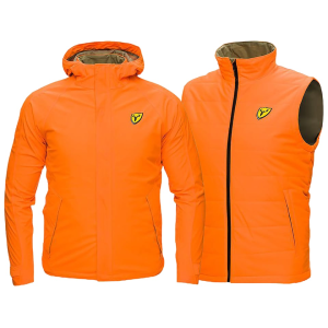Blocker Outdoors Men's Drencher Insulated 3-in-1 Jacket Blaze Orange Large