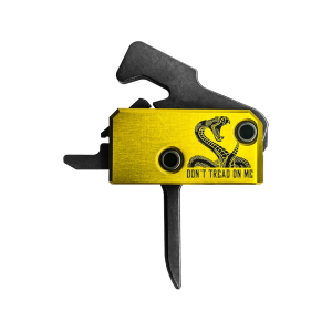 Rise Armament Super Sporting Drop-In Trigger Group Flat with Anti-Walk Pins AR-15 Single Stage Don't Tread on Me Gen 2