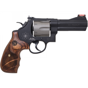 SMITH & Wesson Model 329pd 44 Remington Magnum Revolver 4.125" Black Barrel 6 Round Wood Grip