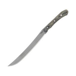Condor Knives K-Night Machete 13.25" Drop Point 1075 Satin Blade Canvas Micarta Handle Black - Condor Knives