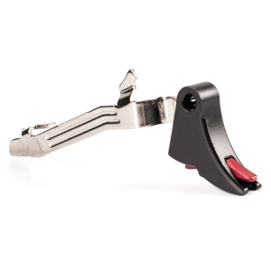 ZEV Technologies PRO Trigger with Trigger Bar for Glock 43, 43x 9mm Aluminum Black Pad, Red Safety