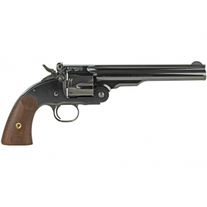 Cimarron Firearms Model No. 3 Scholfield 44-40 WCF Revolver 7" Blued Barrel 6 Round Walnut Grip - Cimarron Firearms