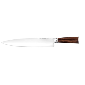 Cold Steel Facon Fixed Blade Knife 12" Drop Point 1090 Satin Blade Wood Handle Brown - Cold Steel
