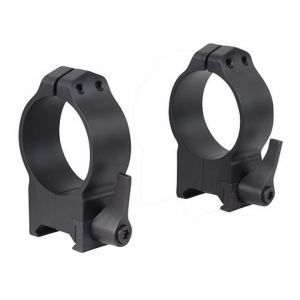 Warne Maxima Quick Detach Weaver 34mm Scope Rings Matte Black High - Warne