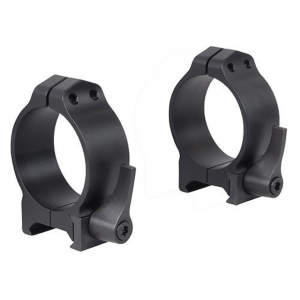 Warne Maxima Quick Detach Weaver 34mm Scope Rings Matte Black Low - Warne