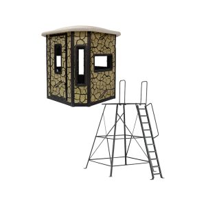 Muddy Bull XL Box Blind with Elite 10' Tower on sale now for $3,899.99 Muddy Bull XL Box Blind with Elite 10' Tower