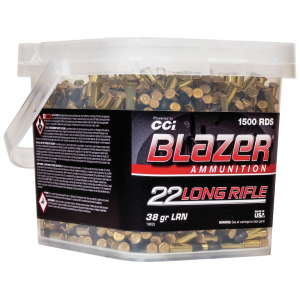 zer 22LR 38 Grain Round Nose Bucket Of 1500 Bulk Ammo