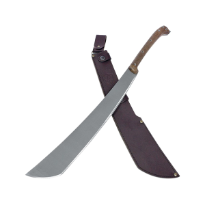 Condor Knives Makara Machete 18.3" 1075 Satin Blade Walnut Handle - Condor Knives