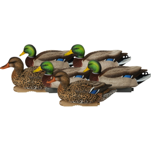 GHG XD Series Pro-Grade Active Mallard Duck Decoy 6PK - Ghg