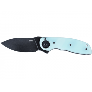 CRKT Bot Deadbolt Folding Knife 2.21" Drop Point AUS-10 Black EDP Blade G-10 Handle Natural - Crkt