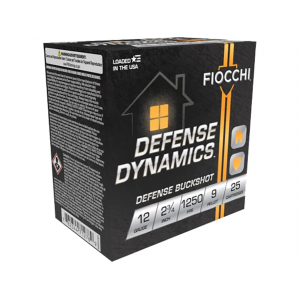 cchi Defense Dynamics 12 Gauge 2-3/4 #1 Buckshot 9 Pellets Case Of 250 (10 Boxes Of 25) Ammo