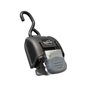 BoatBuckle G2 Retractable Transom Tie Down Strap Stainless Steel 2PK