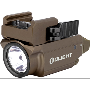 Olight Baldr Mini Weapon Light with Green Laser for Picatinny Rail Desert Tan - Olight