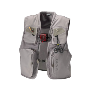 Orvis Men's Clearwater Mesh Fly Fishing Vest Storm Gray XL - Orvis