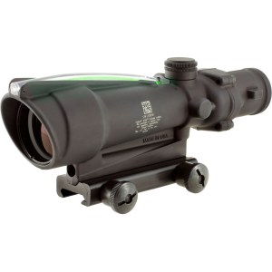 Trijicon ACOG TA11 BAC Rifle Scope 3.5x 35mm Dual-Illuminated Green Chevron M193 5.56x45 55gr Ballistic Reticle with TA51 Flattop Mount Matte Black
