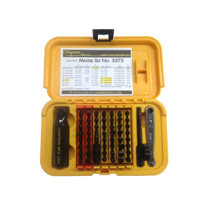 Chapman Model 5575 56 Piece Master Screwdriver Set with Slotted, Phillips, Star, Metric and SAE Hex Bits - Chapman