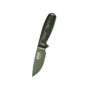 ESEE Knives ESEE-3 3D Fixed Blade Knife 3.38" Drop Point 1095 Olive Drab Blade G-10 Handle Black/OD Green - Esee Knives