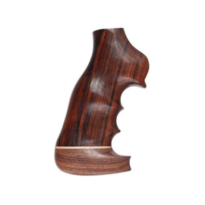 Hogue Fancy Hardwood Grips with Accent Stripe, Finger Grooves and Contrasting Butt Cap for Ruger GP100, Super Redhawk Oversize Cocobolo - Hogue