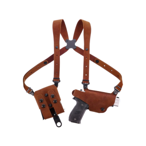 Galco Classic Lite 2.0 Shoulder Holster Right Hand Kahr K9 Leather Brown - Galco