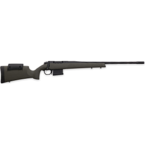 Weatherby 307 Range XP Bolt Action Rifle 6.5 Creedmoor 22" Fluted Black Threaded Barrel Black Frame OD Green Adjustable Comb Stock