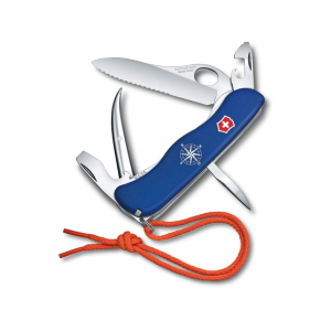 Victorinox Swiss Army Skipper Pro Pocket Knife Drop Point Stainless Steel Polished Blade Polyamide Handle Blue - Victorinox Swiss Army