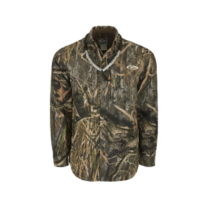 Drake Men's Guardian Flex Jac-Shirt Mossy Oak Shadow Grass Habitat Medium - Drake