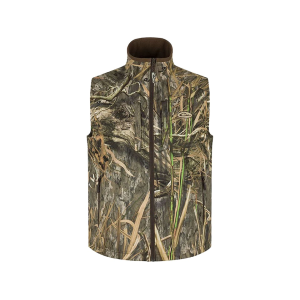 Drake Men's MST Windproof Soft Shell Insulated Vest Mossy Oak Shadow Grass Habitat Large