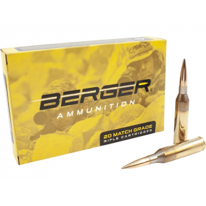 BERGER Match Grade 300 Norma Magnum Ammo 215 Grain BERGER Hybrid Target Jacketed Hollow Point Box Of 20 679459620208 586321