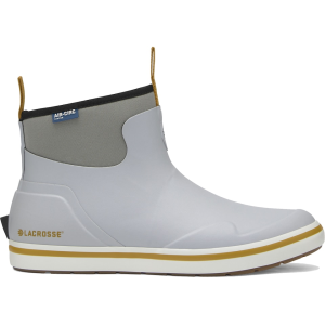 LaCrosse Men's Alpha 6" Waterproof Deck Boots Rubber Wild Dove 10 D - Lacrosse