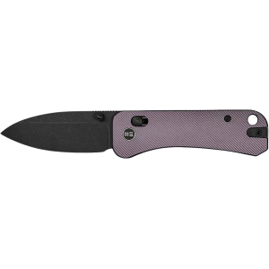 WE Knife Banter 2 Pocket Knife 2.87" Drop Point CPM S35VN Black Blade Aluminum Handle Purple - We Knife