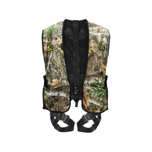 Hunter Safety System Treestalker With Elimishield Treestand Safety Harness Vest Realtree EDGE Camo Small/Medium - Hunter Safety System