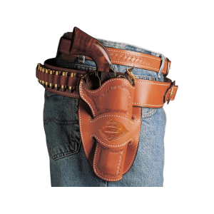 DeSantis Gunhide Desperado OWB Holster Left Hand Ruger Vaquero 5.5" Leather Tan - Desantis Gunhide