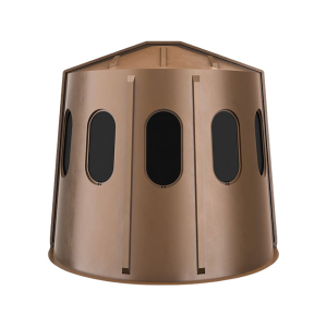 Maverick Blinds 6-Shooter Box Blind with Tinted Windows Brown - Maverick Blinds