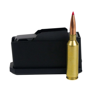 Hawkins Precision Flush Fit Magazine for Hunter DBM Remington 700 Long Action 300 PRC 3-Round Aluminum Black - Hawkins Precision