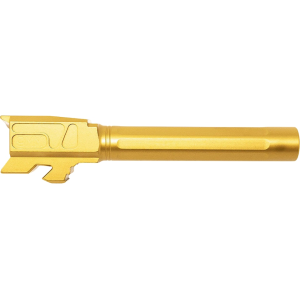 Faxon Match Series Barrel for Glock 48 9mm Luger Straight Fluted Stainless Steel Titanium Nitride PVD - Faxon