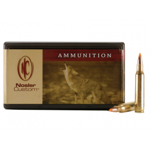 NOSLER Custom 222 Remington Magnum Ammo 50 Grain NOSLER Ballistic Tip Polymer Tip Box Of 50 054041060882 936282