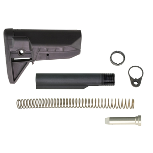 Bravo Company BCM GUNFIGHTER SOPMOD Mod 0 Collapsible Stock AR-15, LR-308 Wide Body Stock Kit Polymer Black
