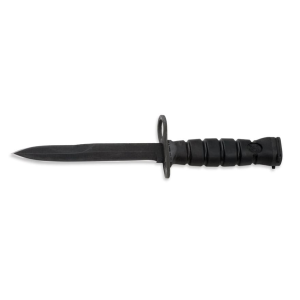 Ontario M7-B Bayonet 6.7" Spear Point Carbon Steel Blade Polymer Handle Black - Ontario