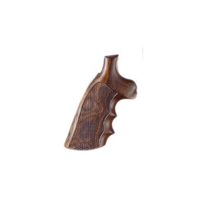 Hogue Fancy Hardwood Grips with Finger Grooves for S&W N-Frame Square Butt Checkered Cocobolo - Hogue