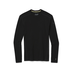 Smartwool Men's 250 Long Sleeve Merino Wool Base Layer Shirt Black Large