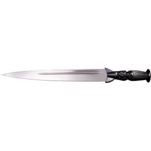 Cold Steel Scottish Dirk Fixed Blade Knife 13" Spear Point 1055 Satin Blade Rosewood Handle Black - Cold Steel