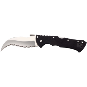 Cold Steel Black Talon II Folding Tactical Knife 4" Serrated Talon Point CPM S35VN Steel Blade G-10 Handle Black - Cold Steel