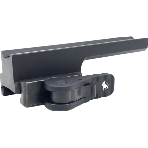 American Defense AD-B3 Modular Scope Base for Full Size Trijicon ACOG, VCOG, RX-30 / Burris AR-332 Picatinny with Cantilever Single Standard Lever Matte Black - American Defense