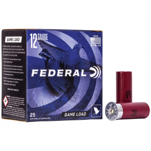 Federal Game Load 12 Gauge Ammo 2-3/4" #8 Lead Shot 1 oz Case of 250 (10 Boxes of 25) - Federal Premium