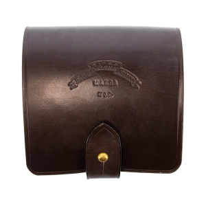 Galco Belt Rifle Ammo Carrier 5-Round 338 Winchester Magnum, 340 Weatherby Magnum, 375 H&H Magnum, 416 Rigby, 458 Winchester Magnum Leather Brown - Galco