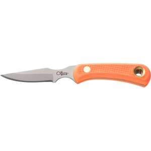Knives of Alaska Cub Bear Fixed Blade Knife 2.75" Drop Point CPM S30V Bead Blasted Blade SureGrip Handle Orange - Knives Of Alaska