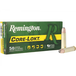 REMINGTON Core-lokt 30 Carbine Ammo 110 Grain Jacketed Soft Point Box Of 50
