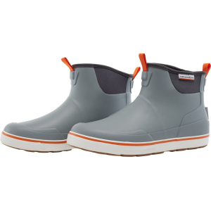 Grundens Deck-Boss Ankle Boots Rubber Monument Gray Men's 8 D - Grundens