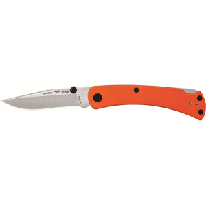 Buck Knives 110 Slim Pro TRX Pocket Knife 3.75" Clip Point CPM S30V Satin Blade G-10 Handle Orange - Buck Knives
